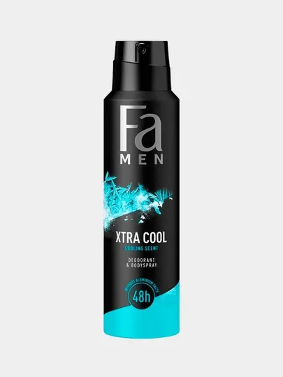 Мужской дезодорант-спрей Fa Men Xtra Cool с ароматом эвкалипта, 150 мл