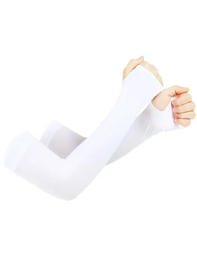 Солнцезащитные охлаждающие нарукавники CoolArmor с отверстием для пальца