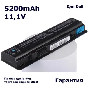 Аккумулятор iBatt 5200mAh для ноутбука Dell F287H, G069H, F286H