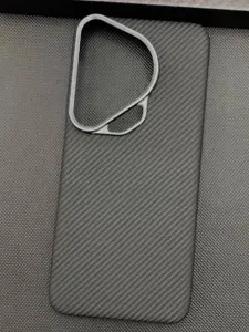 Карбоновый чехол для Huawei Pura 70 Ultra Metal Frame 600D