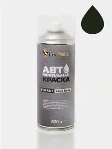 Краска MERCEDES-BENZ, код 6259, DESIGNO BAUERNGRUN, автомобильная эмаль FixPaint Spray в аэрозольном баллончике 520 мл