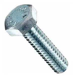 Болт с шестигранной головкой М20х80 (1кг/4шт) (оцинкованный) DIN 933