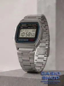 Часы мужские наручные Casio A158WA-1 электронные с подсветкой