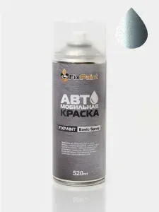 Краска PEUGEOT, код KLX, BLEU ISEO, автомобильная эмаль FixPaint Spray в аэрозольном баллончике 520 мл