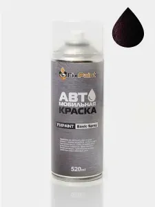 Краска HONDA, код R560P, BURGUNDY NIGHT, автомобильная эмаль FixPaint Spray в аэрозольном баллончике 520 мл