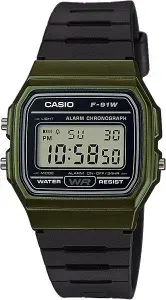 Мужские наручные часы Casio Collection F-91WM-3A с гарантией