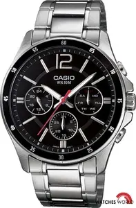 Casio Collection MTP-1374D-1A Мужские Японские наручные часы, Гарантия
