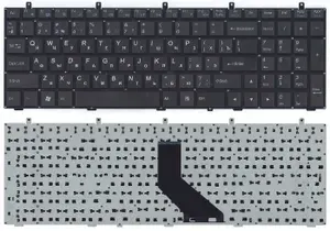 Клавиатура для ноутбука DNS Clevo W350 W370 (плоский ENTER) P/N: MP-12A36SU-430