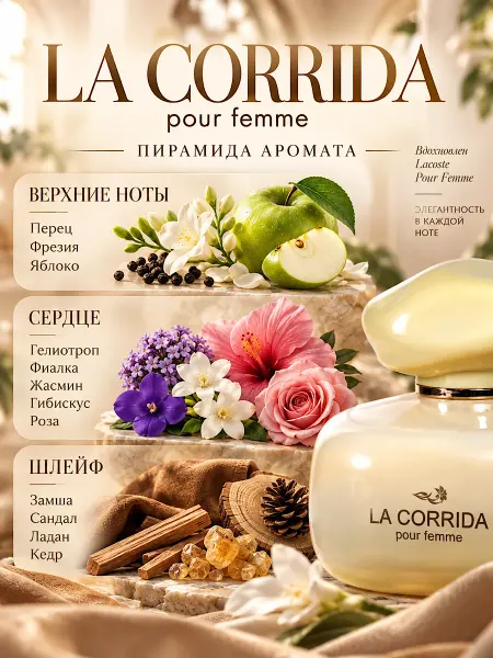 Neo Parfum Духи La Corrida pour femme 100 мл пудра и ваниль