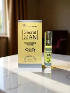 Al Rehab Духи-масло Concentrated Perfume SECRET MAN (Мужские масляные арабские духи СЕКРЕТ МЭН, Аль-Рехаб), 6 мл.