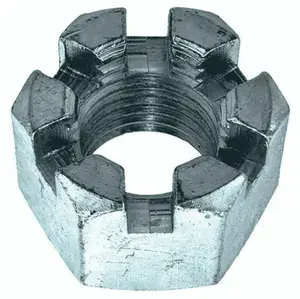 Гайка М10 DIN935 корончатая стальная оцинкованная Sorrex OY (2 штуки)