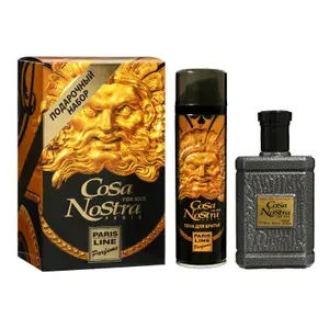 Paris Line Parfums Набор мужской Cosa Nostra Туалетная вода + пена для бритья