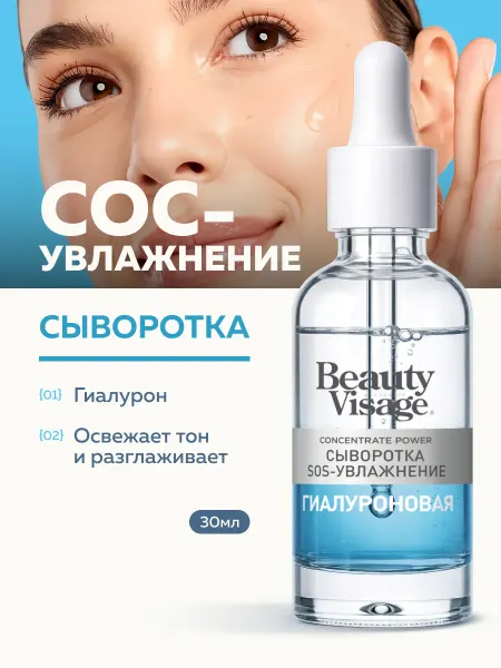Fito cosmetic Сыворотка SOS увлажняющая с гиалуроновой кислотой
