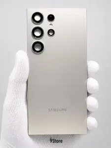 Задняя крышка Samsung S24 Ultra (S928) + стекло камеры (Серый) (OR)