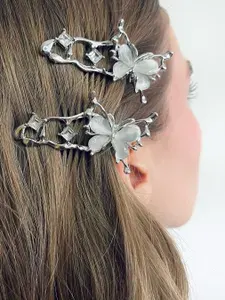 Заколки для волос, заколки y2k бабочки