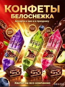 Конфеты Беловежская пуща ассорти-500грамм