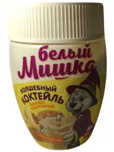 Волшебный коктейль Гранулированный "Белый Мишка" Банан+Печенье 300гр.