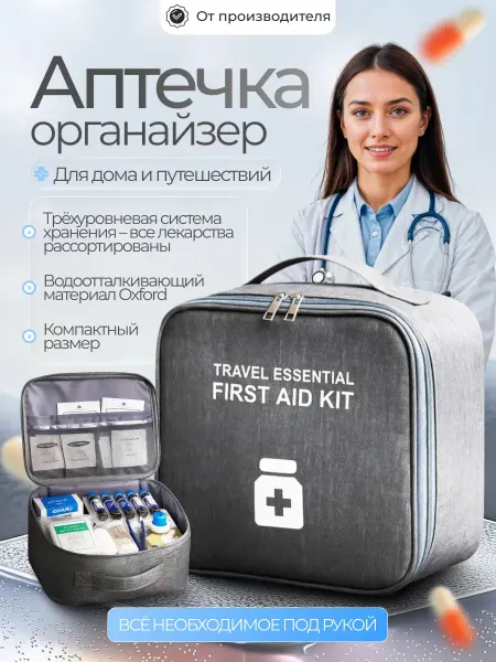 CostPrice Аптечка органайзер домашняя и дорожная