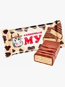 Конфеты Сливочная Му вафельные в глазури со сливочным вкусом 500 гр