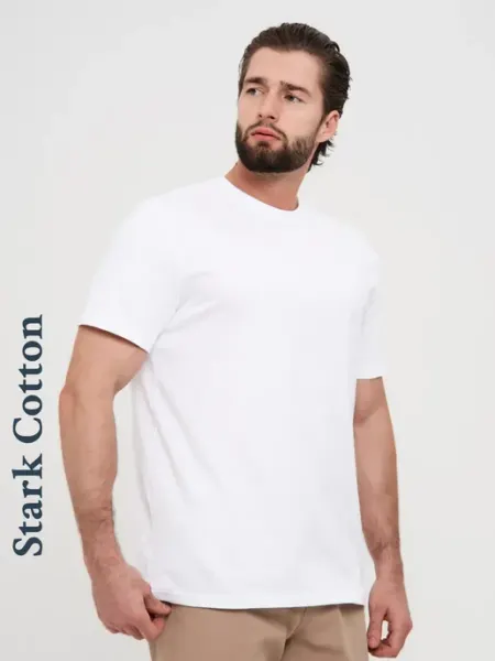Stark Cotton Футболка базовая хлопок однотонная
