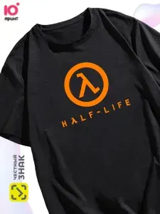 Футболка Ю принт Логотип Half-Life Counter-Strike