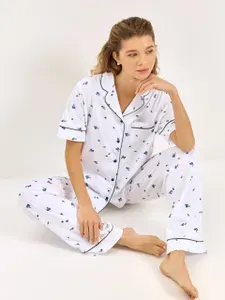 Пижама Cozy Home костюм домашний с рубашкой и брюками