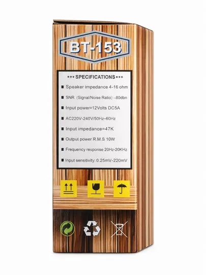 Усилитель Bluetooth-гарнитура мощностью 300 Вт+300 Вт, USB/SD/FM, караоке - Усилители для авто