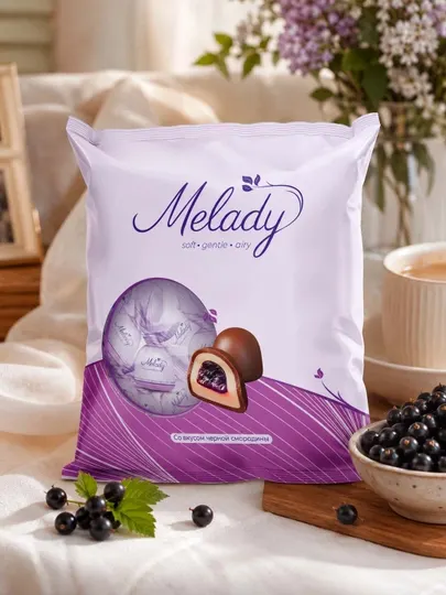Шоколадная конфета Crafers Melady (Черная Смородина) (450 гр)