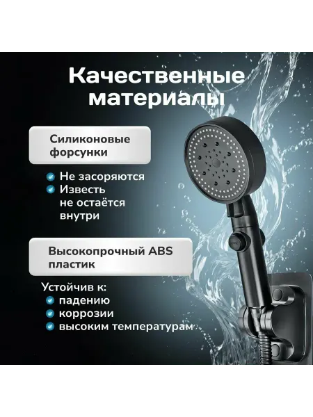 Универсальная душевая лейка с инновационным дизайном