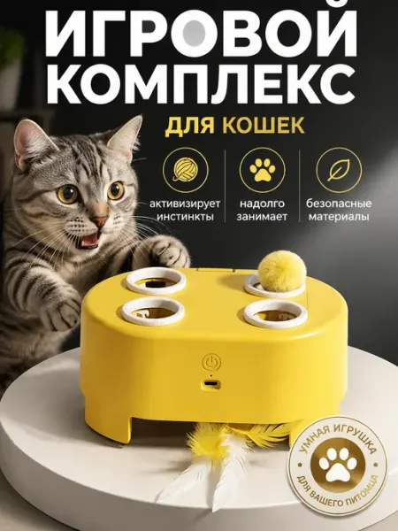Игрушка для кошек, интерактивная волшебная коробочка