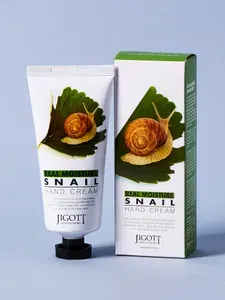 JIGOTT Крем для рук с муцином Улитки, REAL MOISTURE SNAIL HAND CREAM, 100 мл