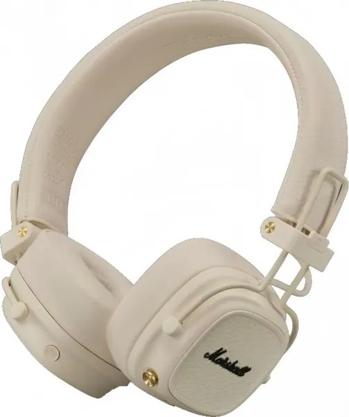 Беспроводные, полноразмерные наушники Marshall Major V, Cream (Кремовый)