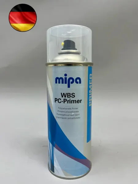 Грунт-спрей WBS для пластиковых фар аэрозоль 400мл mipa