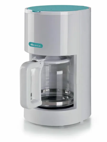 Кофеварка капельная Ariete Drip Coffee, до 12 чашек, противокапельная система, белый