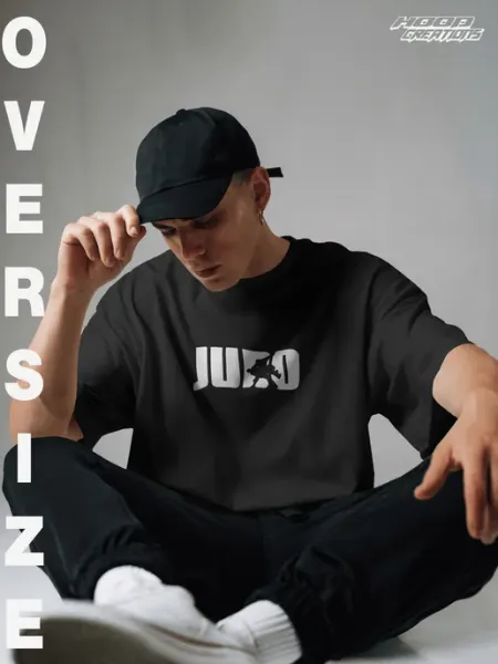 Hood Creations Футболка спортивная Judo Дзюдо с надписью