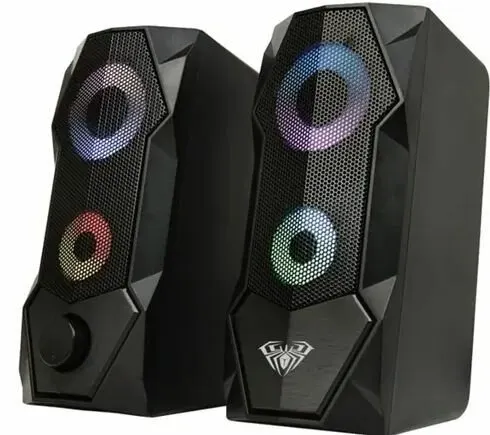 Колонки 2.0 AULA N-301 (N-301) черные - 6 Вт, питание - USB порт