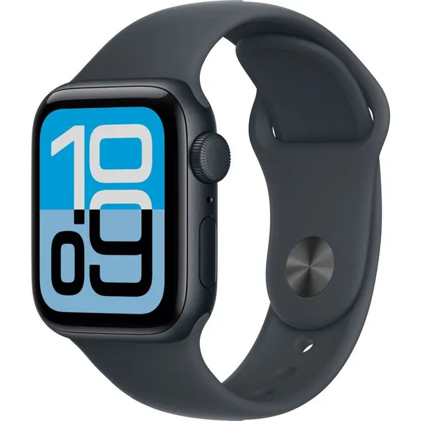 Часы Apple Watch SE (2025) 40mm GPS+Cellular Midnight Aluminium Case with Midnight Sport Band, MEP94 S/M