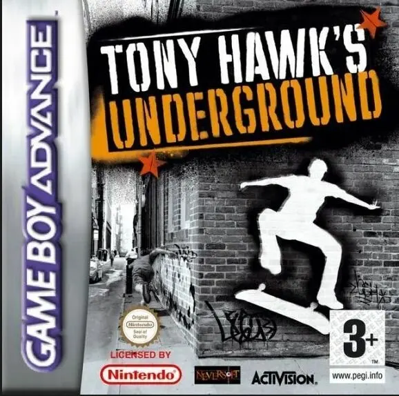 Игровой картридж Tony Hawk's Underground (Тони Хоук: Андеграунд) GBA, рус. версия (Platinum) (64M)