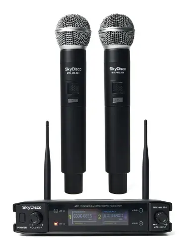 Беспроводные микрофоны для караоке SkyDisco MIC-WL204