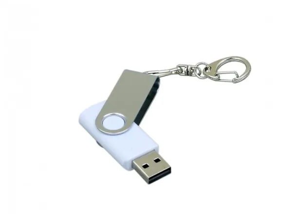 Флешка для нанесения Квебек (64 Гб / GB USB 2.0 Белый/White 030 Flash driveApexto U201)