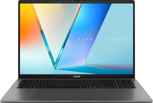 16" Ноутбук ASUS Vivobook S16 , OLED 120Гц, Intel Core Ultra 7 255H (16 Ядер), 3K (2880 x1800), RAM 16 ГБ DDR 5, SSD 2 ТБ, Intel Arc Graphics , 1.5 Кг, Металлический корпус, Windows 11 Pro + Office 2021 Pro, Русская раскладка