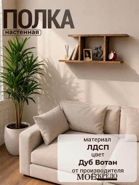 Моё Credo Настенная навесная полка