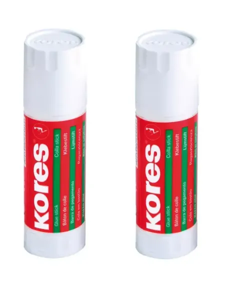 Клей-карандаш, 40 г, 2 шт Kores