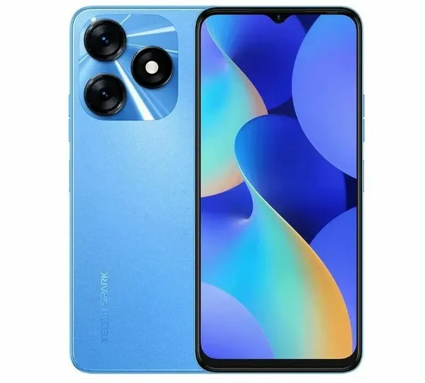 6,56" Смартфон Tecno Spark 10 4/128 ГБ (4895180797712) 2023, синий