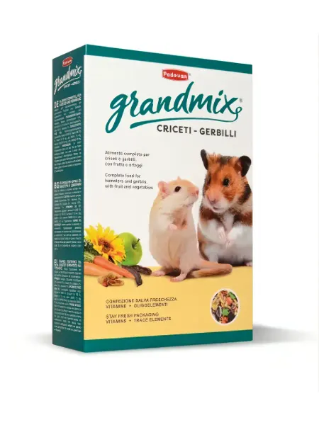 PADOVAN GRANDMIX CRICETI - GERBILLI Полнорационный корм для взрослых…