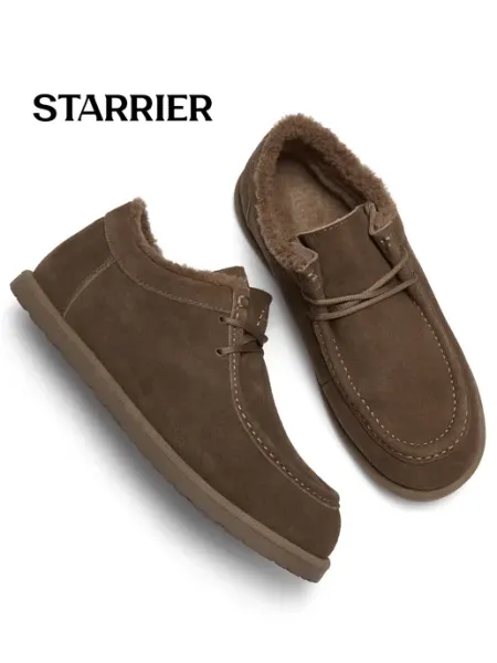 Полуботинки женские замшевые STARRIER