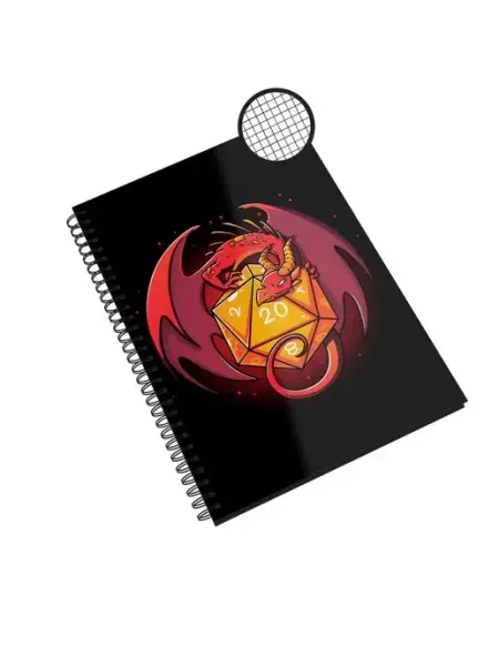 Блокнот в клетку А5 48л Подземелья и драконы ДНД Dragons Каждому своё Game