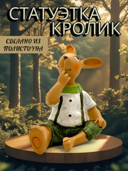Фигурка " кролик ", cтатуэтка для интерьера АЙ ЗТМ