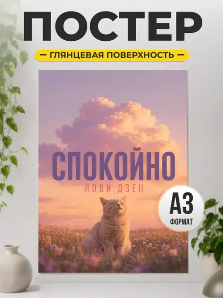 Постер «Расслабься, ты делаешь всё, что можешь»