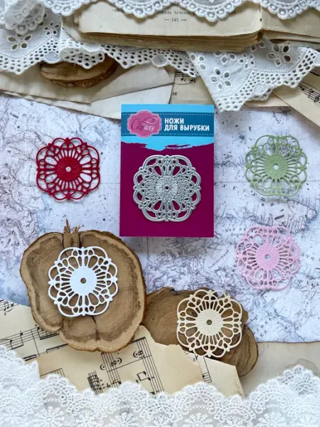 Ножи для вырубки скрапбукинг Кружевная салфетка Craftstory
